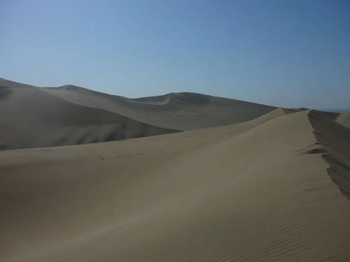 zandduinen bij Dunhuang